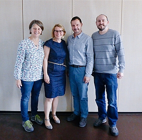 Von rechts: Alexander Abt, Stefan Dörle, Kirsi Hofmeister-Streit und Barbara Holzmann