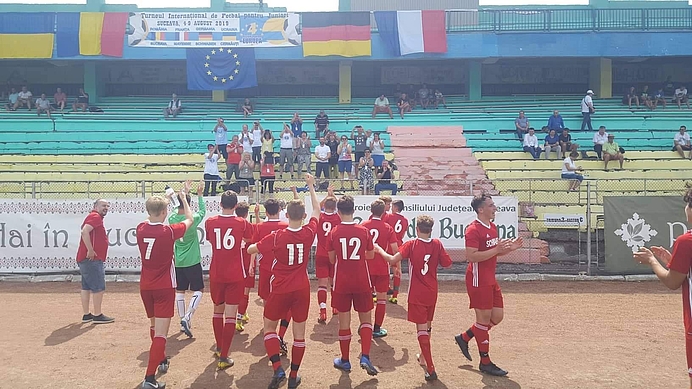 Großer Jubel über den Pokalgewinn