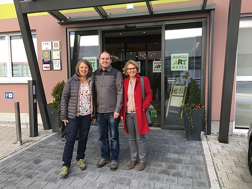 Von links nach rechts: Barbara Holzmann, Die Grünen; Alexander Abt, ÖDP; Kirsi Hofmeister-Streit, Die Grünen; zum Vergrößern bitte jeweils klicken!