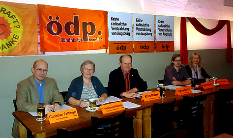 Pressekonferenz der Augsburger ÖDP im Ratskeller