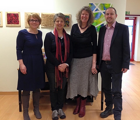 von links nach rechts: Kirsi Hofmeister-Streit, Barbara Holzmann, Marion Brülls und Alexander Abt