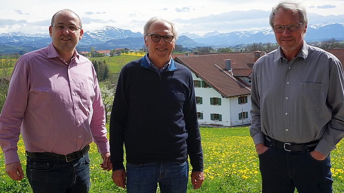 Von links: Alexander Abt, Dr. Philipp Jedelhauser und Richard Haneberg. Einfach großartige Leistung in Nachhaltigkeit, die höchsten Respekt verdient!